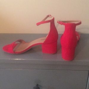 Merona Shoes - NWOT red Merona heeled sandals Merona Shoes - NWOT red Merona heeled sandals